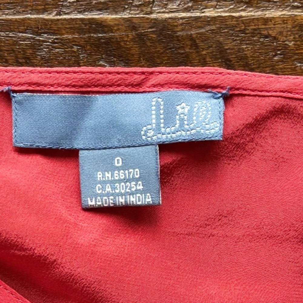 Red Ruffled Camisole - Picture 5 of 7